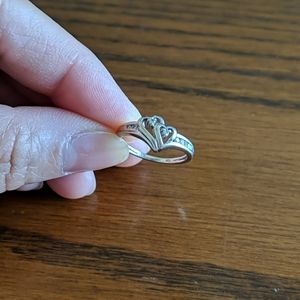 10k White Gold Diamond Ring